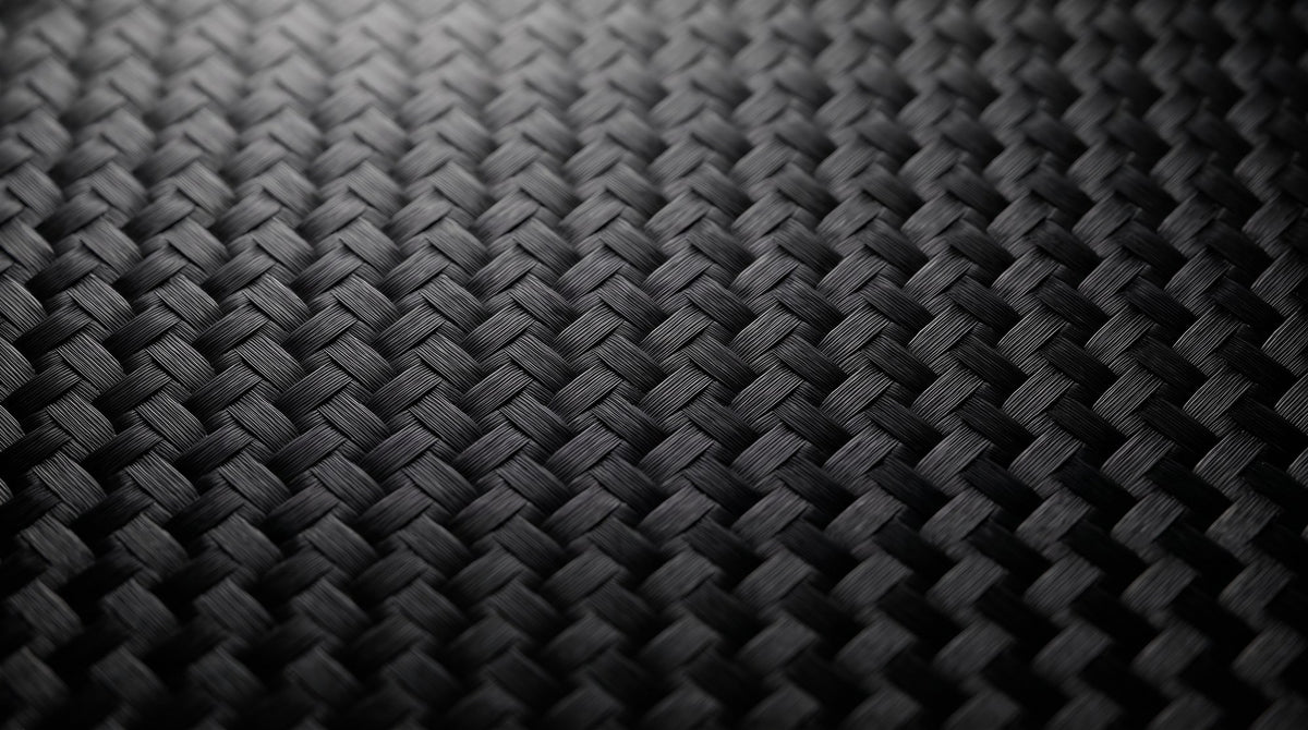 Close-up van het carbonweefsel van de SERCUR CARBON wallet
